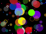 Kandinsky-style overlapping circles
